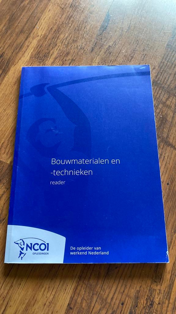Reader Bouwmaterialen en -techniek NCOI, Boeken, Ophalen of Verzenden, Beta, Nieuw, Overige niveaus