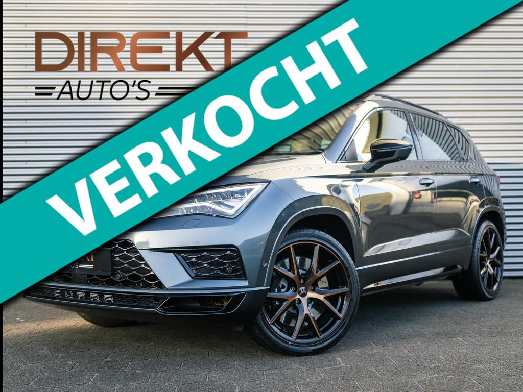 CUPRA Ateca 2.0 TSI 4DRIVE PANO BREMBO BEATS TREKHAAK KEYLES, Automaat, Gebruikt, Zwart, 4 cilinders