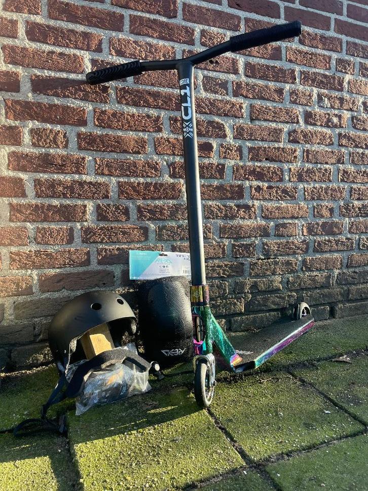 Custom stuntstep, Fietsen en Brommers, Steps, Gebruikt, Gewone step, Ophalen