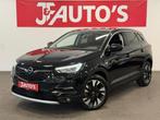 Opel Grandland x 1.2 Turbo ECC AIRCO, CAR-PLAY, CRUISE, 18'', Gebruikt, 1199 cc, Leder en Stof, Zwart
