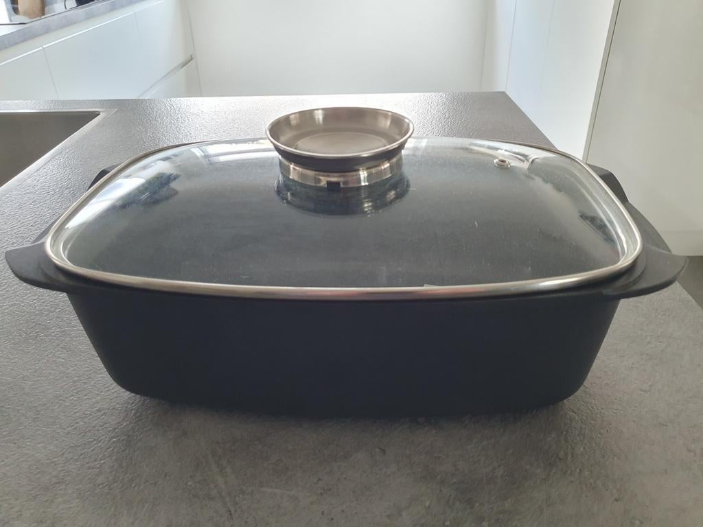 Alpina Braadpan met deksel - Zo goed als nieuw, Huis en Inrichting, Keuken | Potten en Pannen, Ophalen of Verzenden, Zo goed als nieuw