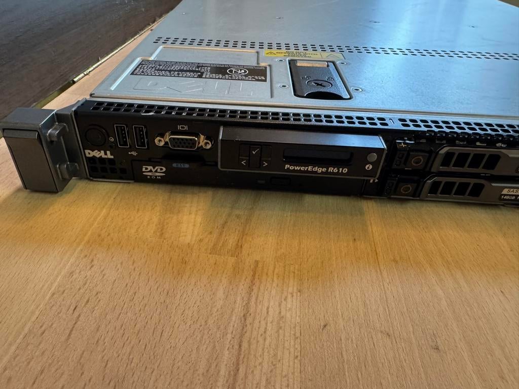 Dell PowerEdge R610 Xeon Server, Computers en Software, Servers, Ophalen, Zo goed als nieuw, 64 GB, 2 tot 3 Ghz