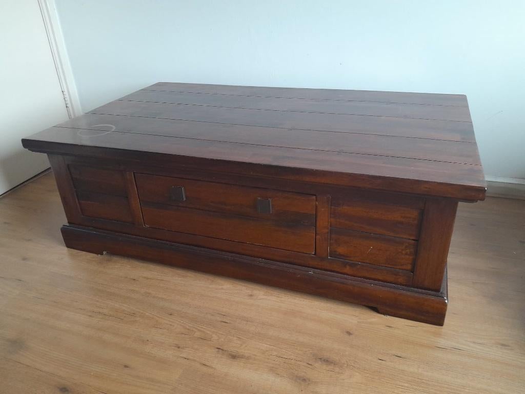 Licht beschadigde salontafel, Ophalen, Gebruikt, 100 tot 150 cm, 50 tot 100 cm