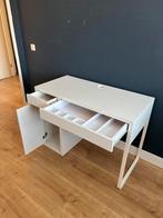 IKEA Micke Bureau Wit met Lade en Kastje, Ophalen, Gebruikt, Bureau