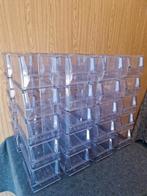 Partij 40 transparante SystemBox magazijnbakken 13x15x23 cm, Ophalen