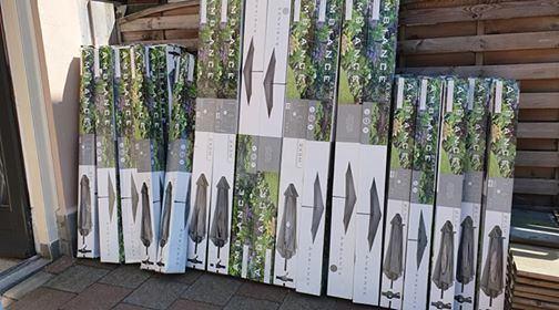 parasol, Tuin en Terras, Parasols, Nieuw, Parasolvoet, Minder dan 1 meter, Ophalen