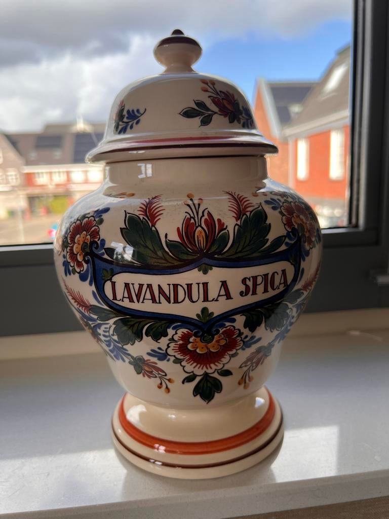 Antieke Zenith Gouda Apothekerspot Lavandula Spica, Ophalen of Verzenden