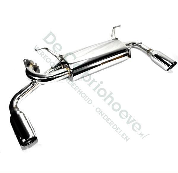 MX5 Dubbele RVS uitlaat, Auto-onderdelen, Uitlaatsystemen, Nieuw