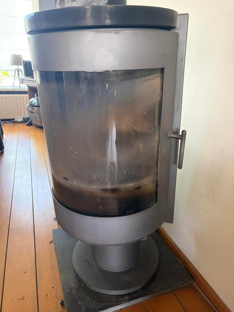 Houtkachel 9,5 kw, Ophalen of Verzenden, Zo goed als nieuw, Hout, Houtkachel