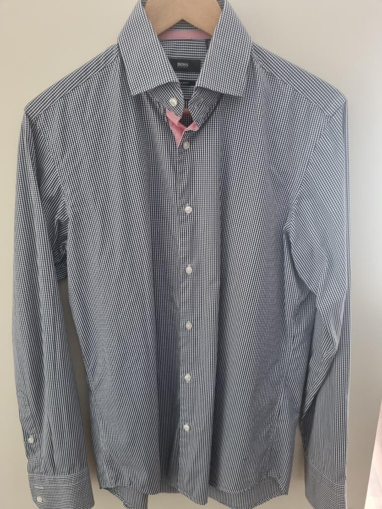 Hugo boss overhemd L, Kleding | Heren, Overhemden, Ophalen of Verzenden, Zo goed als nieuw