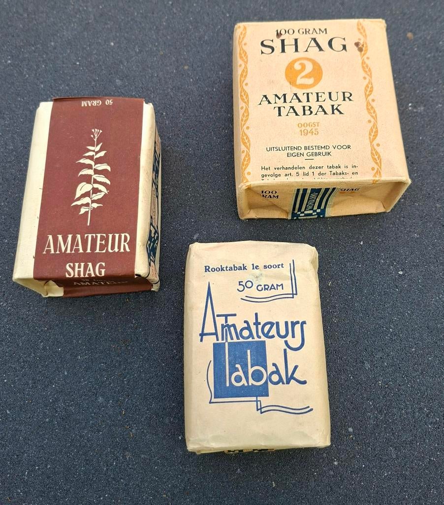 Lotje AMATEUR TABAK             WW2 / WO2, Ophalen of Verzenden, Tabaksdoos of Verpakking
