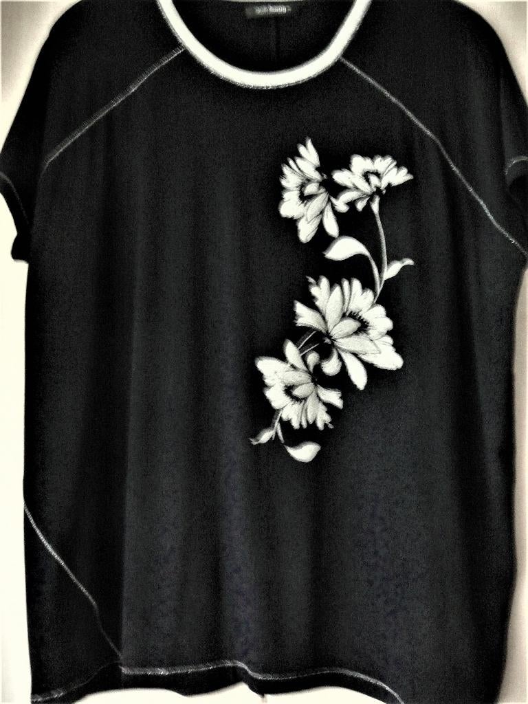 APARTE BLOUSE blauw ,met patroon  mt 48 Gollehaug, Gollehaug, Maat 46/48 (XL) of groter, Nieuw, Verzenden