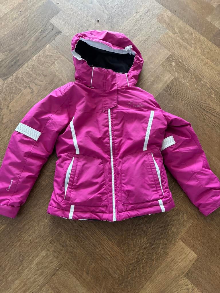 Ski jas maat 116, Kinderen en Baby's, Ophalen of Verzenden, Zo goed als nieuw, Meisje, Jas