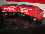 DAF 2800 Coca Cola bakwagen en aanhanger - Solido Tonergam, Ophalen of Verzenden, Zo goed als nieuw, Bus of Vrachtwagen