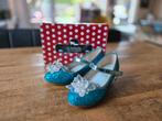 La Señorita schoenen/hakjes 'Elsa' blauw & glitter, Kinderen en Baby's, Kindermode-accessoires, Ophalen, Zo goed als nieuw, Onbekend