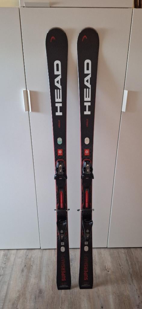 Head Supershape E-rally Tyrolia Protector 13 binding, 177 cm, Ophalen, 160 tot 180 cm, Zo goed als nieuw, Carve