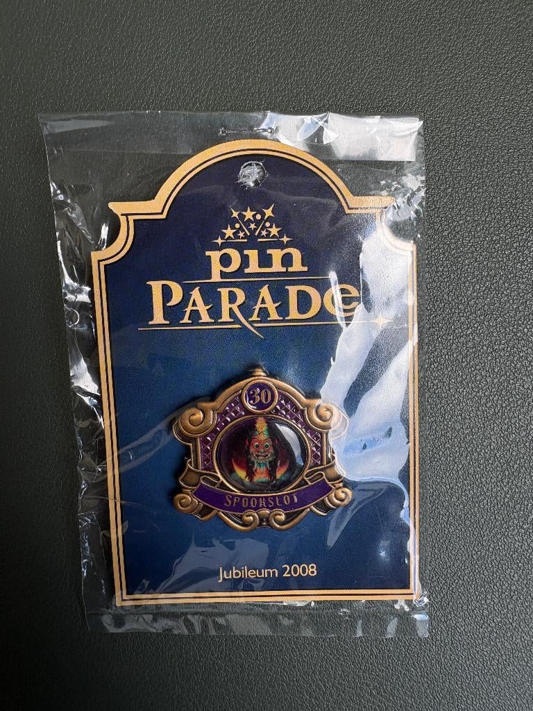 Efteling Pin Spookslot 30 jaar, Verzamelen, Efteling, Ophalen of Verzenden, Zo goed als nieuw, Button of Speldje