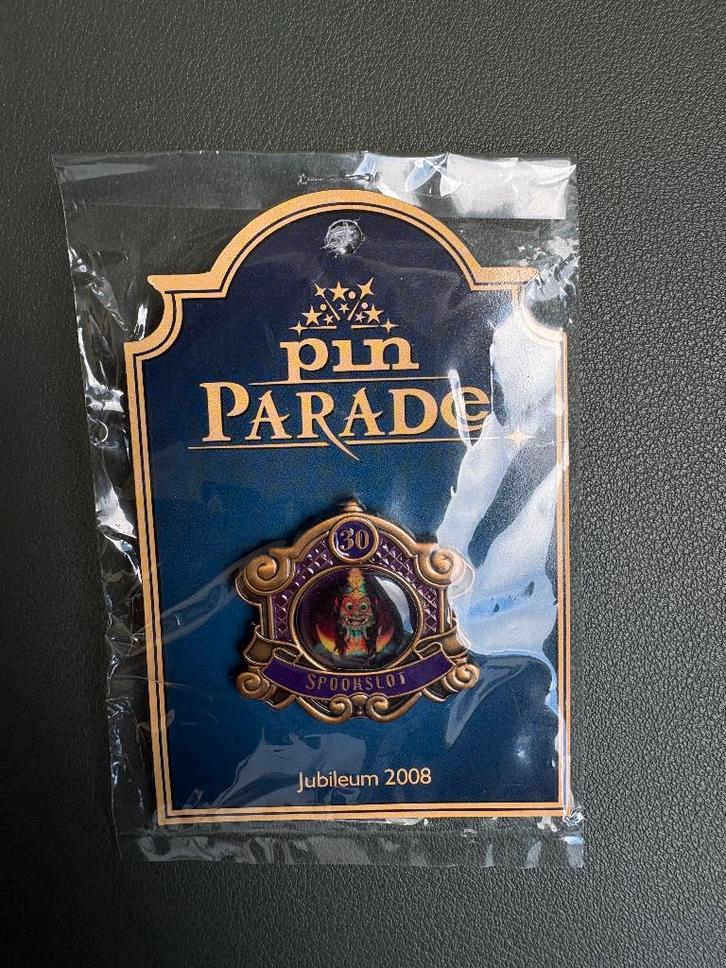 Efteling Pin Spookslot 30 jaar, Verzamelen, Efteling, Zo goed als nieuw, Button of Speldje, Ophalen of Verzenden