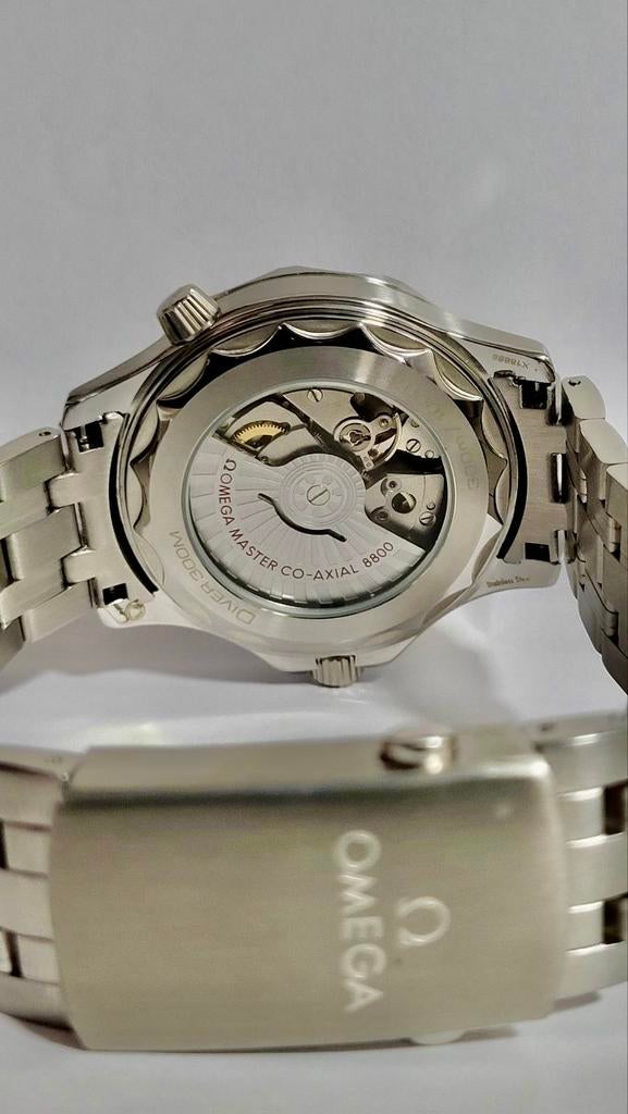 Stijlvol blauw duikers Herenhorloge – Seamaster look, Sieraden, Tassen en Uiterlijk, Horloges | Heren, Overige merken, Staal, Staal