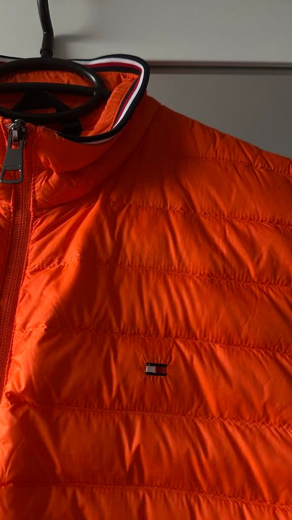 Tommy Hilfiger bodywarmer oranje, Ophalen of Verzenden, Zo goed als nieuw, Maat 52/54 (L), Oranje