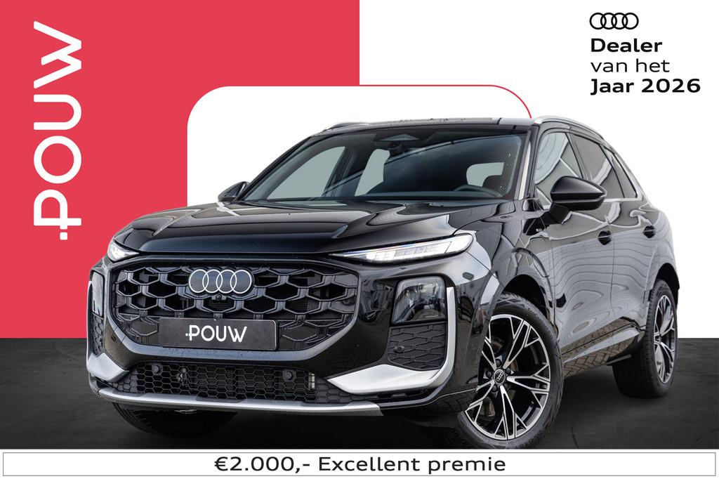 Audi Q3 1.5 e-hybrid 272pk S edition | Verlicht Audi logo |, Auto's, Audi, 12 maanden, 1800 kg, 4 cilinders, 150 min