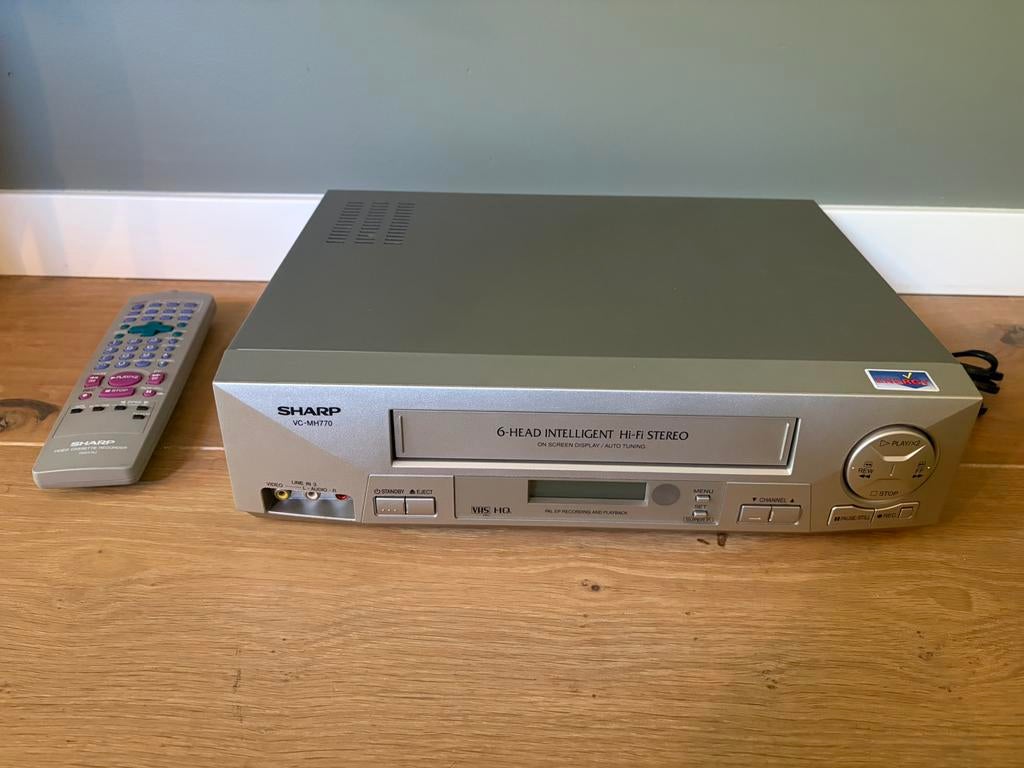 Sharp VC-MH770 VHS videorecorder, Ophalen, Zo goed als nieuw