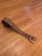 Leren dames riem - 95 cm - Met studs, Kleding | Dames, Riemen en Ceinturen, Ophalen, Echt leder, 90 tot 100 cm, Tailleriem