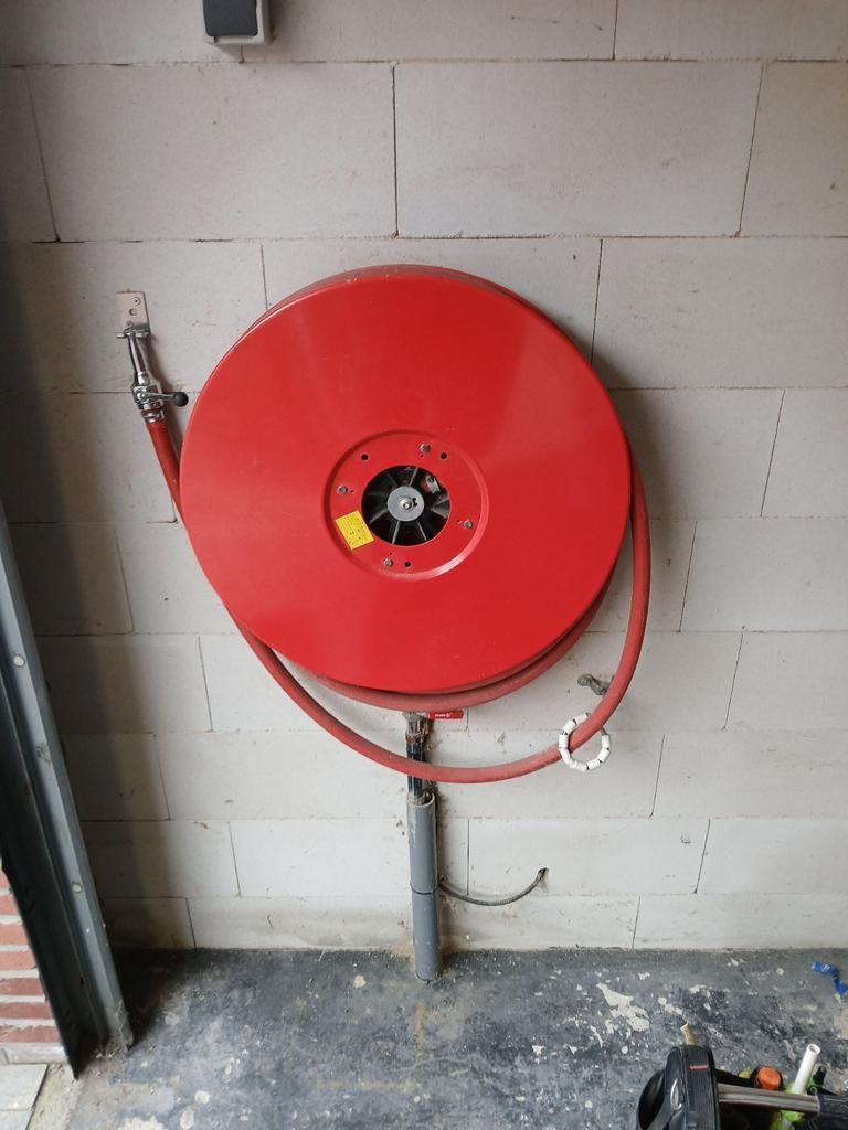 Brandslanghaspel - Complete brandbeveiliging, Huis en Inrichting, Brandblussers en Brandkasten, Ophalen of Verzenden, Gebruikt