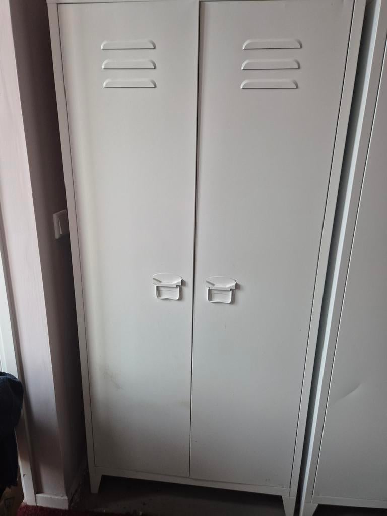 2 Stalen Lockerkasten - 165x76x50 cm, Huis en Inrichting, Kasten | Lockerkasten, Ophalen of Verzenden, Gebruikt, Industrieel