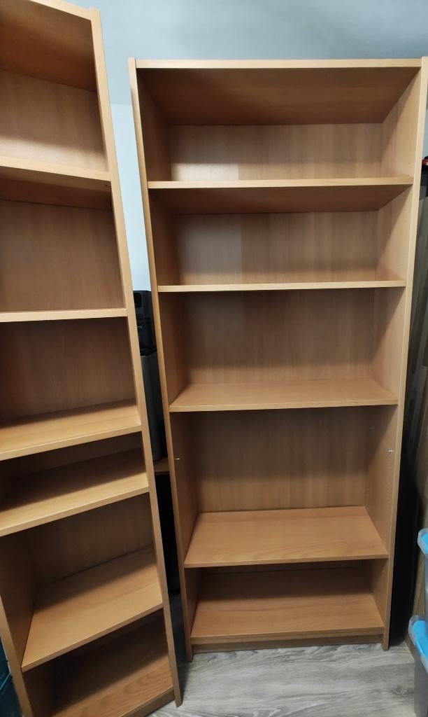 IKEA Billy Boekenkast (1x 80cm, 2x 40cm beuken), Huis en Inrichting, Kasten | Boekenkasten, Ophalen, Met plank(en), 200 cm of meer