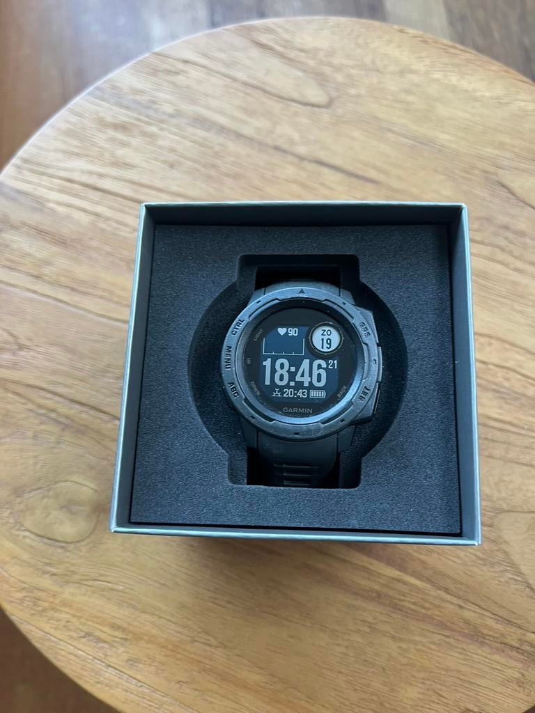 Garmin Instinct smart watch, Ophalen, Gebruikt, Zwart, Waterdicht