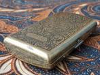 Mooie originele antieke sigarettenkoker uit Engeland 9 cm., Ophalen of Verzenden, Koper