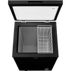 Tomado vrieskist TCF0991B zwart vriezer met deksel, Vrieskist, Gebruikt, Minder dan 60 cm, Vrijstaand