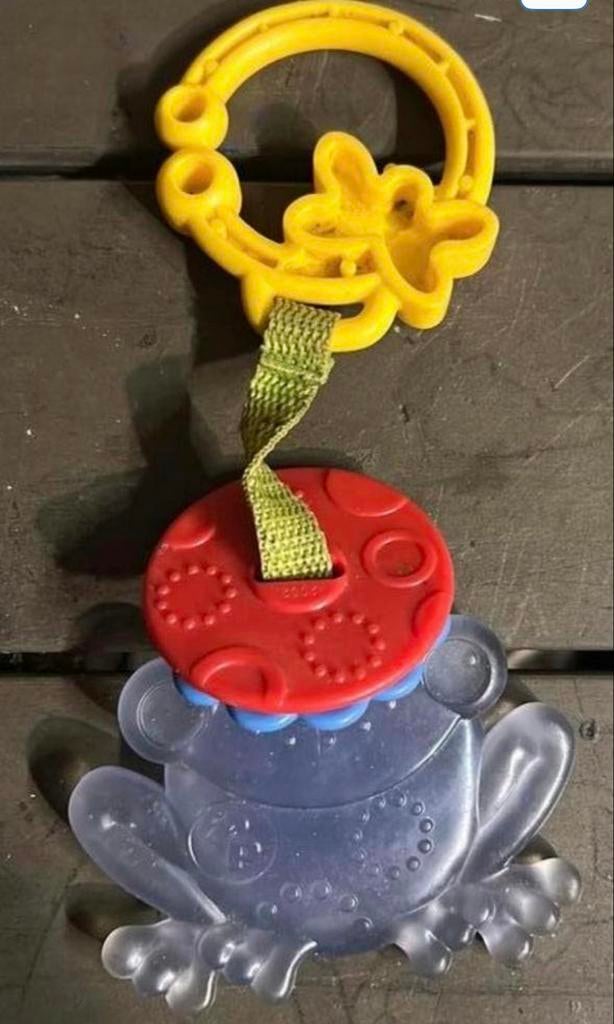 Babyspeelgoed set: rammelaars en bijtring, Ophalen of Verzenden, Gebruikt, Rammelaar