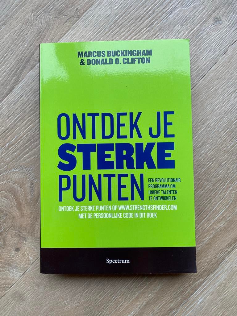 Boek: Ontdek je sterke punten - Zo goed als nieuw, Boeken, Ophalen of Verzenden, Zo goed als nieuw
