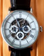 Automatisch Polshorloge AURIOL 2-LD3201-1 IAN67159, Overige merken, Leer, Staal, Polshorloge