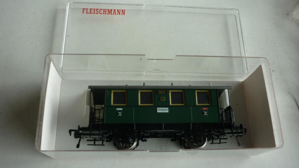 Fleischmann H0 5052 personenwagon in ovp, Gebruikt, Gelijkstroom, Fleischmann, Wagon