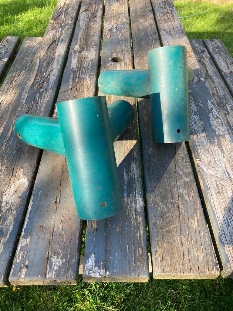 Hoekverbinding voor ronde palen, Ophalen, Gebruikt