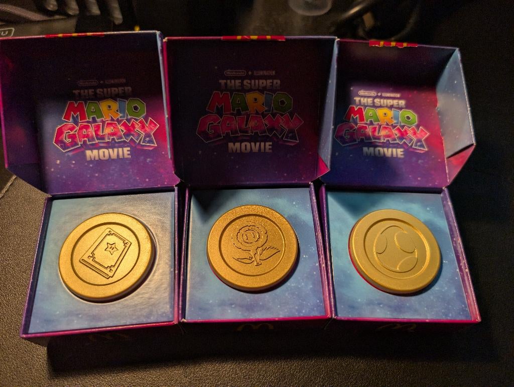 Ruilen McDonald's Super Mario Galaxy munt., Ophalen, Nieuw