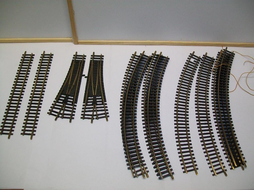 rest Fleischmann messing rails H0, Hobby en Vrije tijd, Modeltreinen | H0, Gebruikt, Gelijkstroom, Fleischmann, Rails