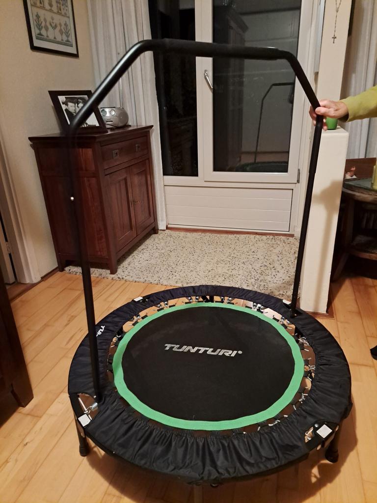 Fitness trampoline Tunturi, Sport en Fitness, Ophalen of Verzenden, Gebruikt, Benen, Overige typen
