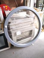 Hardhouten raamkozijn rond 130 cm, Gevelraam of Ruit, 120 tot 160 cm, Nieuw, Ophalen of Verzenden