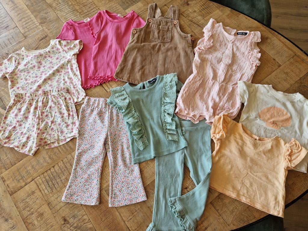 Mooie lente/zomer kleding bundel meisje maat 74/80, Ophalen of Verzenden, Zo goed als nieuw, Maat 74