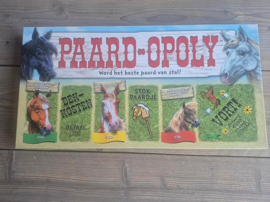 Paard-opoly, Hobby en Vrije tijd, Gezelschapsspellen | Bordspellen, Ophalen of Verzenden