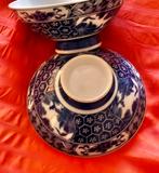 Schaaltjes tapas blauw/wit, Ophalen of Verzenden, Overige stijlen, Porselein, Schaal of Schalen