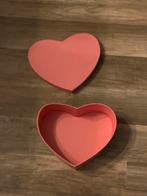 Hartvormige opbergdoos, Ophalen of Verzenden, Gebruikt, Overige materialen, Minder dan 50 cm