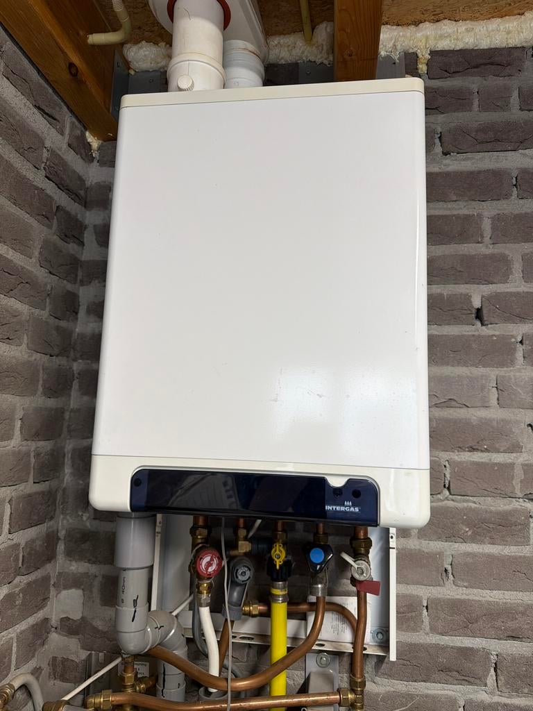 Cv ketel Intergas Kombi Kompakt HRE24/18, Ophalen, Gebruikt, Hoog rendement (Hr), Cv-ketel of Combi-ketel