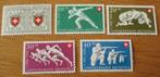 Zwitserland, serie Pro Patria, Nationale sporten, 1950, Postzegels en Munten, Verzenden, Postfris