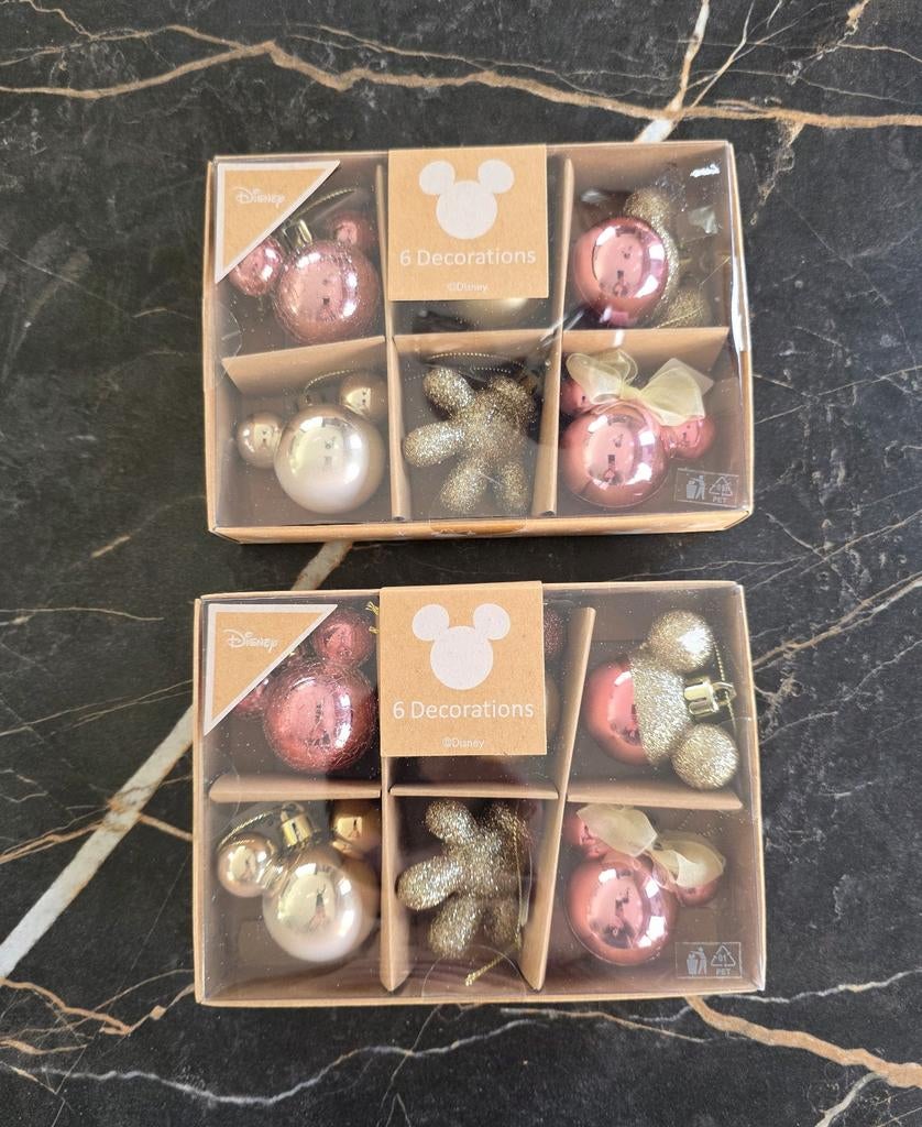 Disney kerstballen kerstbal Mickey Minnie Mouse NIEUW, Verzamelen, Disney, Ophalen of Verzenden, Nieuw
