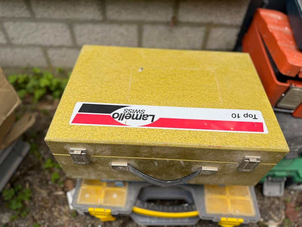 Lamello koffer - Mooi gemaakte beukenhouten koffer, Ophalen, Gebruikt